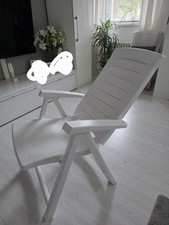 Palma Klappsessel, Weiß, Vollkunststoff