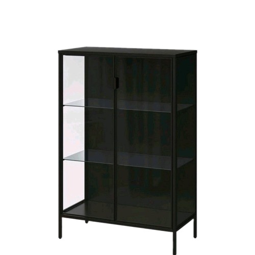 Ikea vitrine schwarz - ikea, metall