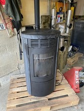 Heta Pelletofen 9kW Scan Line Green 200 Blackwood