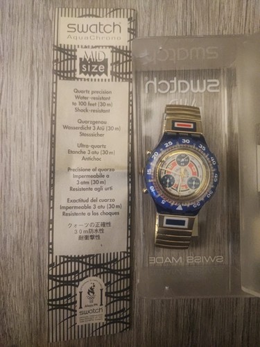 Swatch aqua chrono mid - swatch,