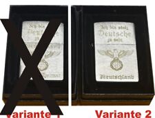 ZiPPO STOLZE DEUTSCHE Reichsadler + Gratis Gravur und MIT oder Ohne Geschenk Set