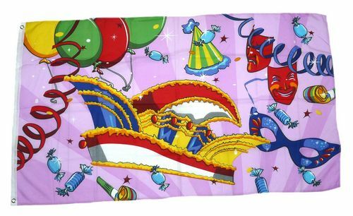 Fahne flagge fasching - /,