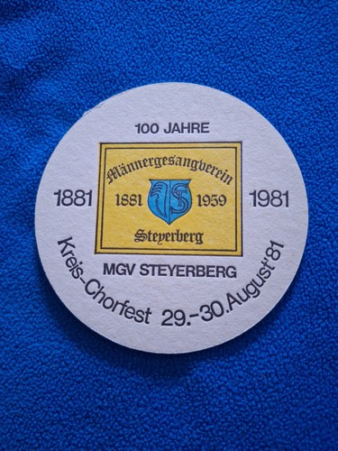 Bierdeckel 1981 mgv - bierdeckel,