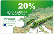 20% Universalgutschein FlixBus