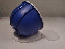 Tupperware Rührstar D20 1,5L Rührschüssel mit Spritzschutz Blau