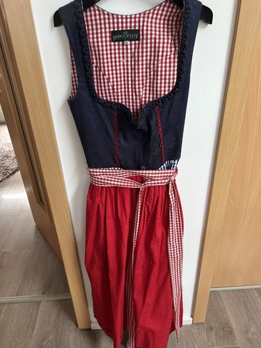 Dirndl rot blau - rot,