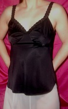 SEXY 50/60erUSA-VINTAGE Perlon/Nylon-Unterkleid-Unterrock-Hemdrock Gr.40*NEU(037