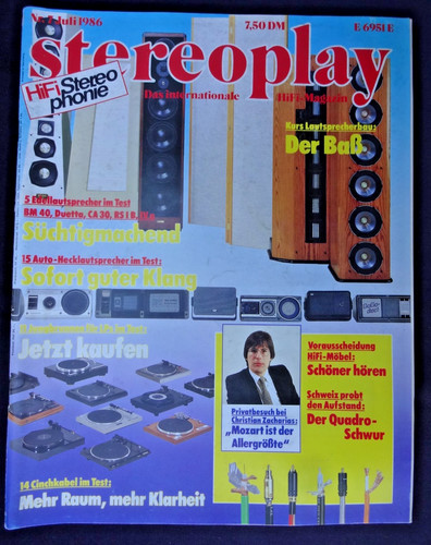 Stereoplay apogee - stereoplay, 7/86,apogee