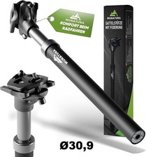 Gefederte Sattelstütze Ø30,9 Premium MTB Fahrrad Sattelfederung Aluminium B-Ware