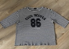 Shirt von monari blau-weiß