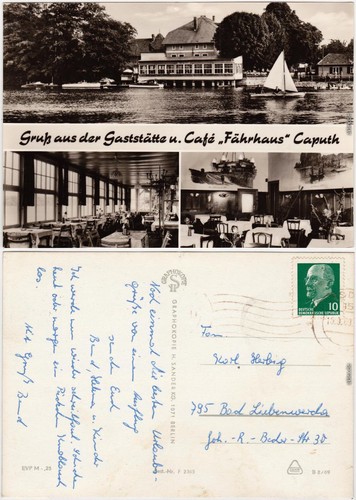 Foto ansichtskarte caputh - foto,