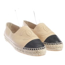 Espadrilles Chanel Weiß Schwarz 41 EUR