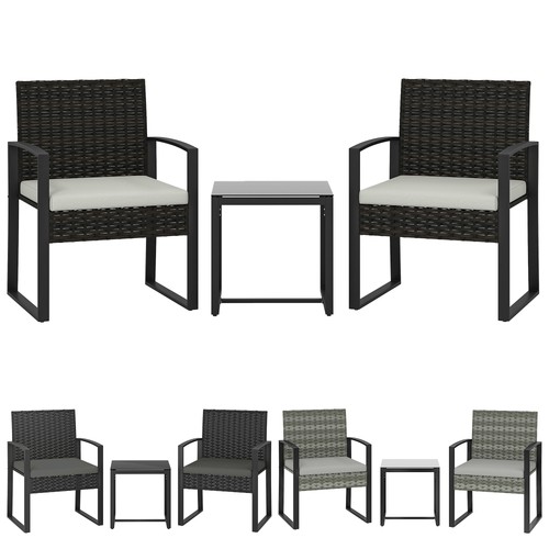 Outsunny rattan bistroset - rattan, bistroset,