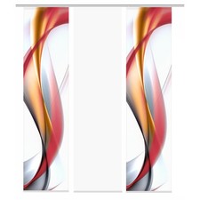 3-teiliges Schiebevorhang-Set