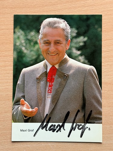 Maxl graf autogrammkarte - maxl,