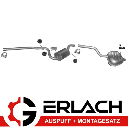 Auspuffanlage für golf - vw,