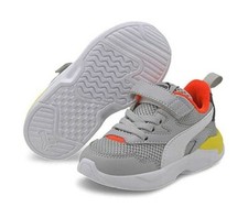 Puma X-Ray 374398 08 Graue Sneakers Für Kinder Sportlich Mit Klettverschluss