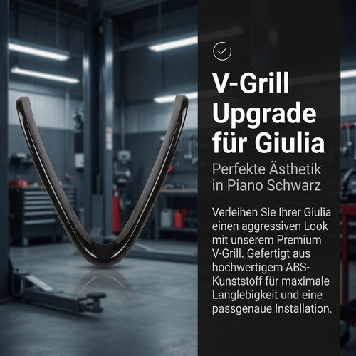 Kühlergrill glänzend schwarz - kühlergrill,