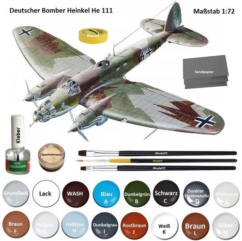 Heinkel 111e modellbausatz - heinkel, he