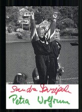 Sandra Skrizipale und Petra Wolfrum Original Signiert Kanu / Rudern + A 254741