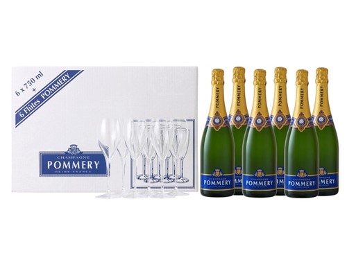 Pommery champagner - (62€/l),