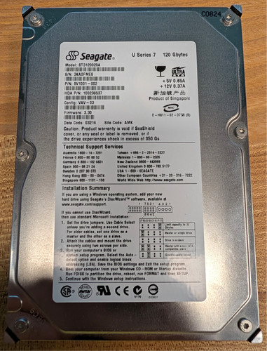 Seagate series 120 gb - 120,