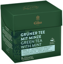 EILLES TEE Tea Diamond GRÜNER TEE MIT MINZE im Pyramidenbeutel, 20er Box