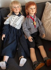 2 große Künstlerpuppen (ca
