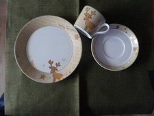Arzberg, Santas Reindeer, Rudy Rednose, Kaffee-Gedecke, Frühstücks-Gedecke