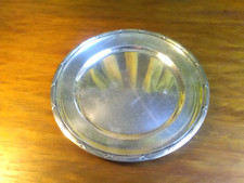 Prima NS Neusilber Schweden Teller Schale Kreuzband versilbert antik Jugendstil