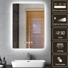 60/80cm LED Badspiegel mit