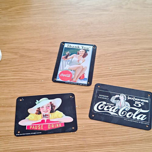 Coca cola metallschilder - coca-cola,