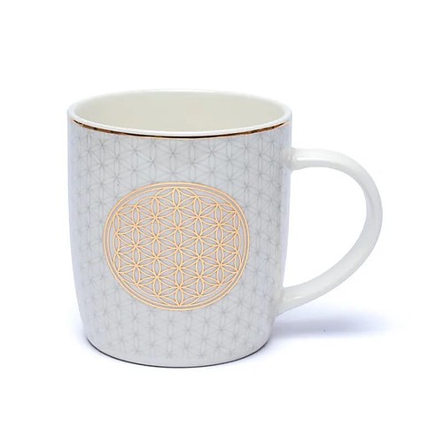 Teetasse blume des lebens - teetasse, mit
