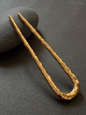 Goldfarbene Haarnadel U-Form |