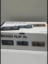 KARLSSON Boxed Flip XL - Moderne Tischuhr KA5642BK Farbe - Schwarz Top