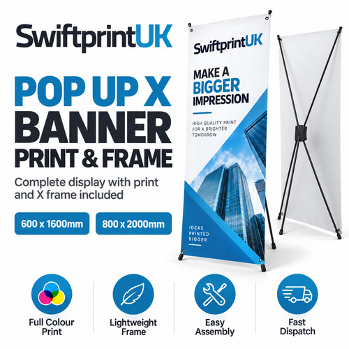 Pop bannerständer rahmen - up,