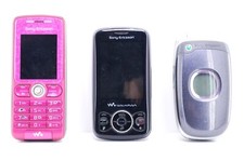 Sony Ericsson Sammlung: Klappe Z300i, Slider W100i und Walkman Barren W200i
