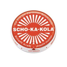 Scho-Ka-Kola  Zartbitter Panzer Schokolande Schokakola Notnahrung Piloten #34013