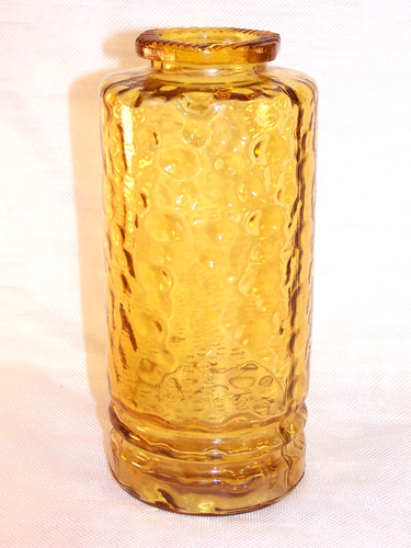 Pressglas vase innen - pressglas-vase,, noppige