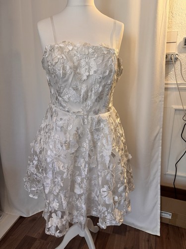 Hochzeitskleid kurz spitze - 3d,