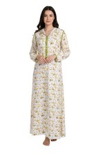 Damen Langarm Djellaba Kaftan