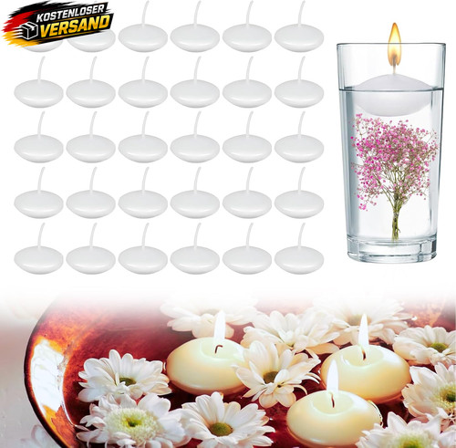 Schwimmkerzen set mit - set, 30