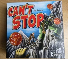 Can't Stop Sid Sackson Franjos Spiel NEUWERTIG VOLLSTÄNDIG GEPRÜFT Brettspiel 