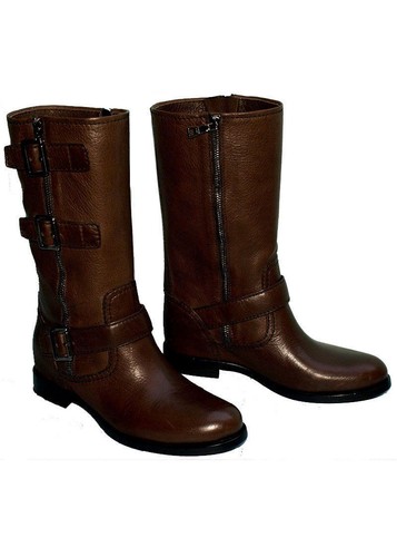 Prada stiefel lady brown biker - prada,