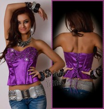 Korsagentop satin corsage - korsagentop,