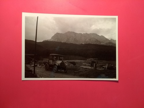 Altes foto antik bau lastwagen - altes,