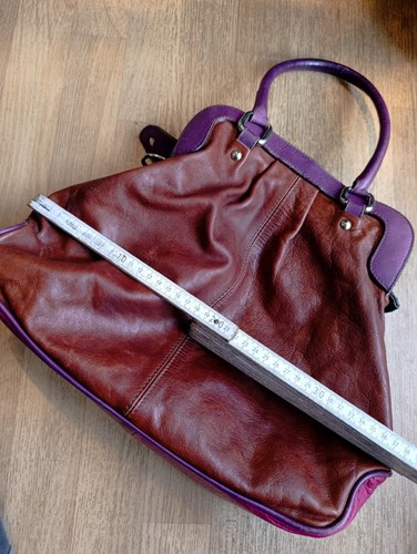 Elegante echtleder handtasche - elegante, echtleder-handtasche