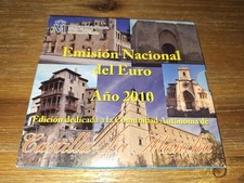 KMS Spanien 2010 La Mancha Kursmünzensatz Regionen