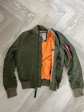 Alpha Industries Bomberjacke - Grün Größe S