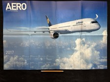 LUFTHANSA TECHNIK 2017 Kalender Plakat Calendar Poster A350